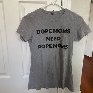 Graphic Mom Tee Grey Size Small